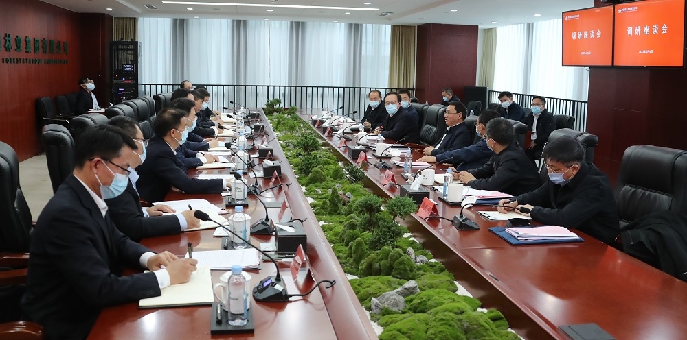 張玉卓到中國林業(yè)集團調(diào)研